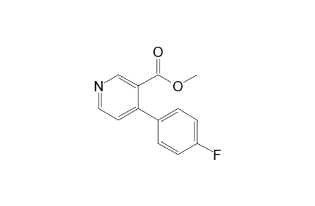 4-(4-fluorophenyl)-3-pyridinecarboxylic acid methyl ester