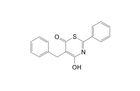 5-Benzyl-4-hydroxy-2-phenyl-6H-1,3-thiazin-6-one