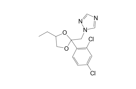 1-([2-(2,4-Dichlorophenyl)-4-ethyl-1,3-dioxolan-2-yl]methyl)-1H-1,2,4-triazole