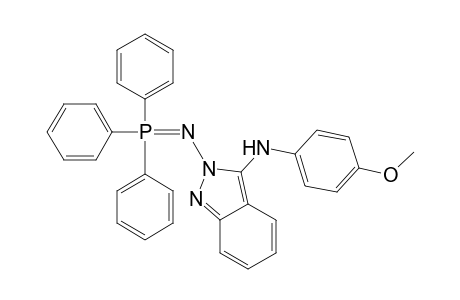 3-[(4-METHOXYPHENYL)-AMINO]-2-[(TRIPHENYLPHOSPHORANYLIDENE)-2-AMINO]-2H-INDAZOLE