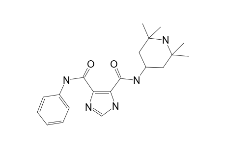 1H-Imidazole-4,5-dicarboxylic acid, 4-phenylamide, 5-[(2,2,6,6-tetramethylpiperidin-4-yl)amide]