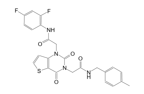 1-[3-(2,4-difluorophenyl)-2-oxopropyl]-3-[4-(4-methylphenyl)-2-oxobutyl]-1H,2H,3H,4H-thieno[3,2-d]pyrimidine-2,4-dione