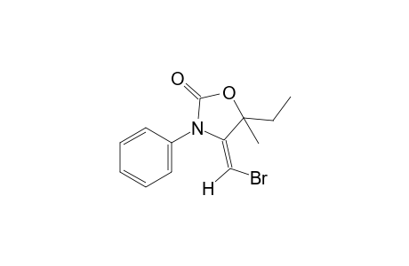 trans-4-(bromomethylene)-5-ethyl-5-methyl-3-phenyl-2-oxazolidinone