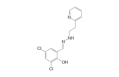 3,5-dichlorosalicylaldehyde, [2-(2-pyridyl)ethyl]hydrazone