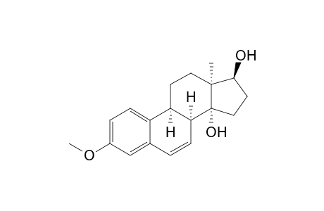 rac-(8.alpha.,9.alpha.,13.alpha.,14.alpha.,17.beta.)-3-Methoxyestra-1(10),2,4,6-tetraene-14,17-diol