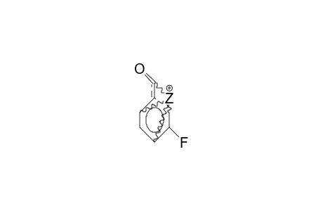 Meta-fluoro-benzoyl cation