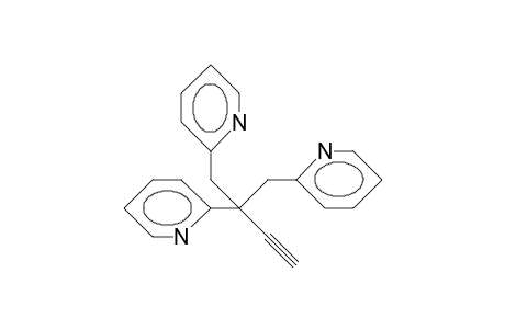 1'-Ethinyl-1',1'-di.alpha.-picolyl.alpha.-picolin