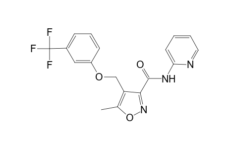 5-methyl-N-(2-pyridinyl)-4-{[3-(trifluoromethyl)phenoxy]methyl}-3-isoxazolecarboxamide