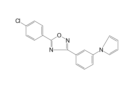 5-(p-chlorophenyl)-3-[m-(pyrrol-1-yl)phenyl]-1,2,4-oxadiazole