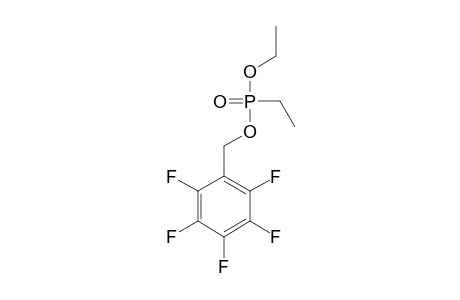 Ethyl pentafluorobenzyl ethylphosphonate