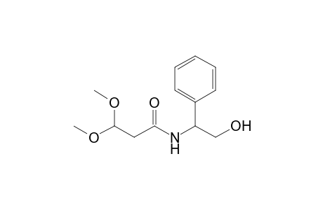 N-(2-hydroxy-1-phenyl-ethyl)-3,3-dimethoxy-propionamide