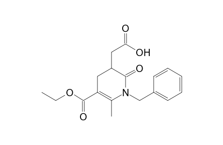 1-BENZYL-5-CARBOXYMETHYL-2-METHYL-6-OXO-1,4,5,6-TETRAHYDROPYRIDINE-3-CARBOXYLIC-ACID-ETHYLESTER