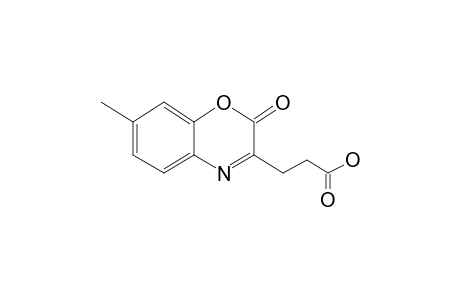 2H-1,4-benzoxazine-3-propanoic acid, 7-methyl-2-oxo-