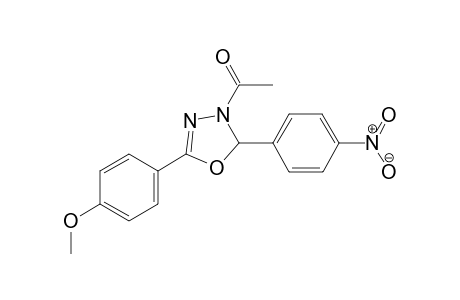 1-[5-(4-methoxyphenyl)-2-(4-nitrophenyl)-2H-1,3,4-oxadiazol-3-yl]ethanone (autogenerated)