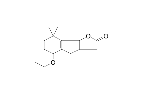 5-Ethoxy-8,8-dimethyl-3,3a,4,5,6,7,8,8b-octahydroindeno[1,2-b]furan-2-one