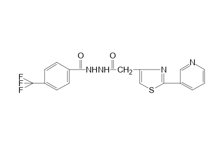 1-{[2-(3-PYRIDYL)-4-THIAZOLYL]ACETYL}-2-(alpha,alpha,alpha-TRIFLUORO-p-TOLUOYL)HYDRAZINE