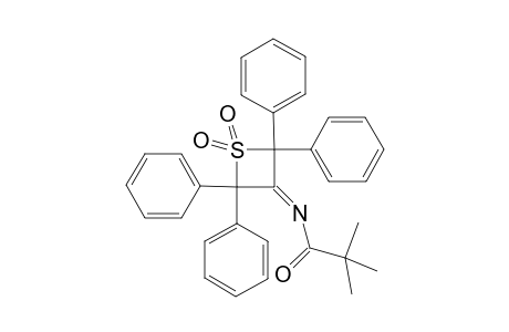 N-(1,1-diketo-2,2,4,4-tetraphenyl-thietan-3-ylidene)-2,2-dimethyl-propionamide