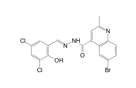 6-bromo-2-methylcinchoninic acid, (3,5-dichlorosalicylidene)hydrazide