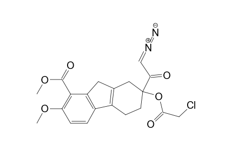 Methyl 2-(Chloroacetoxy)-2-(diazoacetyl)-7-methoxy-1,2,3,4-tetrahydrofluorene-8-carboxylate