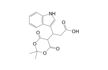 3-(2,2-dimethyl-4,6-dioxo-1,3-dioxan-5-yl)-3-(1H-indol-3-yl)propanoic acid