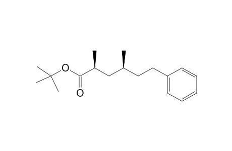 (2S,4S)-tert-butyl 2,4-dimethyl-6-phenylhexanoate