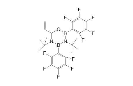 3,5-Di(T-butyl)-6-ethenyl-2,4-bis(pentafluoro-phenyl)-hexahydro-1,3,5,2,4-oxadiazadiborine