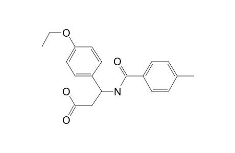 Propionic acid, 3-(4-ethoxyphenyl)-3-(4-methylbenzoylamino)-