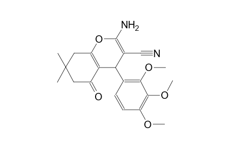 2-amino-7,7-dimethyl-5-oxo-4-(2,3,4-trimethoxyphenyl)-5,6,7,8-tetrahydro-4H-chromene-3-carbonitrile