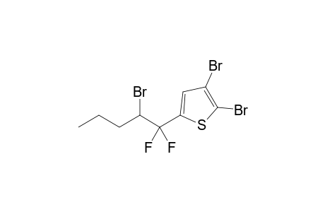 2,3-Dibromo-5-(2-bromo-1,1-difluoropentyl)thiophene