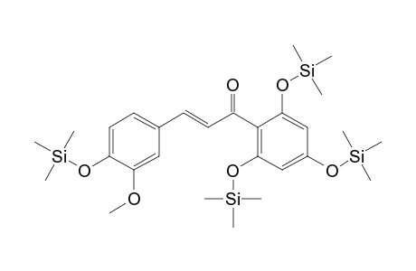 Homoeriodictyol chalcone, tetra-TMS