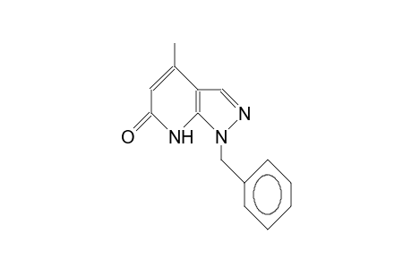 1-Benzyl-4-methyl-6-oxo-pyrazolo(3,4-B)pyridine