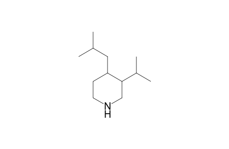 Piperidine, 3-(1-methylethyl)-4-(2-methylpropyl)-