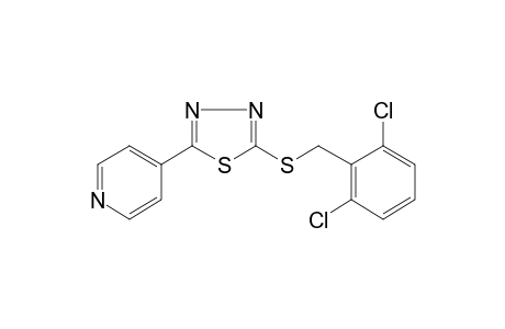 2-[(2,6-dichlorobenzyl)thio]-5-(4-pyridyl)-1,3,4-thiadiazole