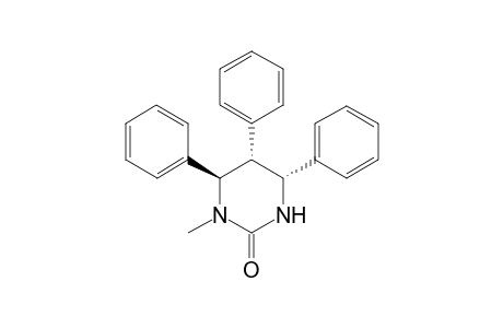 cis,trans-1-Methyl-4,5,6-triphenyl-tetrahydropyrimidin-2(1H)-one