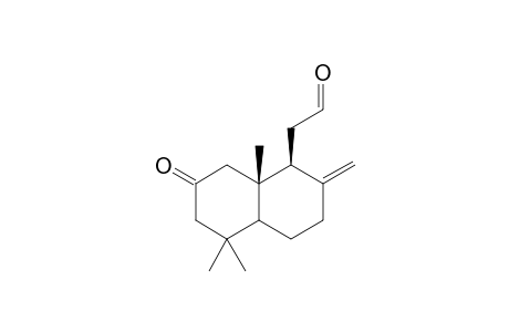 2-OXO-13,14,15,16-TETRANORLABD-8(17)-EN-12-AL