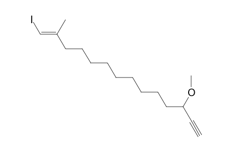 (E)-1-iodo-12-methoxy-2-methyltetradec-1-en-13-yne