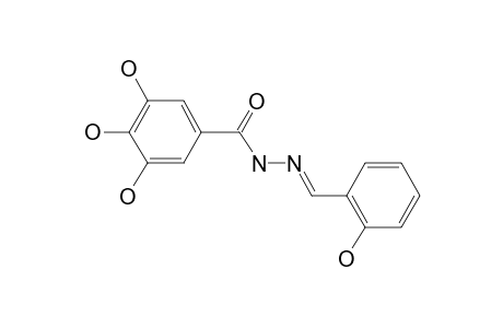 3,4,5-Trihydroxy-benzoic, acid (2-hydroxy-benzylidene)-hydrazide