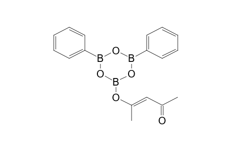 (3E)-4-[(4,6-Diphenyl-2-boroxinyl)oxy]-3-penten-2-one