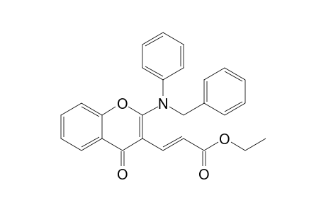 Ethyl 3-{2'-[benzyl(phenyl)amino]-4'-oxo-4H-[1]-benzopyran-3'-yl}-prop-2-enoate