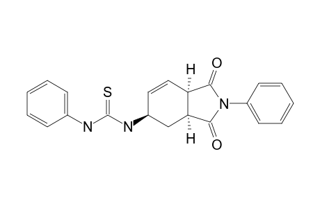 1-[(3aS,5R,7aR)-1,3-bis(oxidanylidene)-2-phenyl-3a,4,5,7a-tetrahydroisoindol-5-yl]-3-phenyl-thiourea