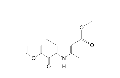 2,4-dimethyl-5-(2-furoyl)pyrrole-3-carboxylic acid, ethyl ester