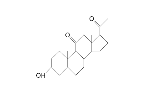 (3-alpha,5-alpha)-3-hydroxypregnane-11,20-dione