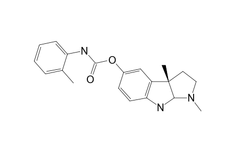 (-)-(3aS)-1,3a-Dimethyl-1,2,3,3a,8,8a-hexahydropyrrolo[2,3-b]indol-5-yl N-2'-Methylphenylcarbamate