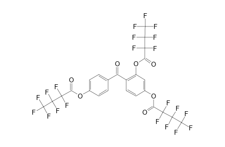 2,4,4'-Trihydroxybenzophenone, tris(heptafluorobutyrate)