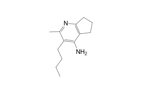 3-Butyl-2-methyl-6,7-dihydro-5H-cyclopenta[b]pyridin-4-ylamine