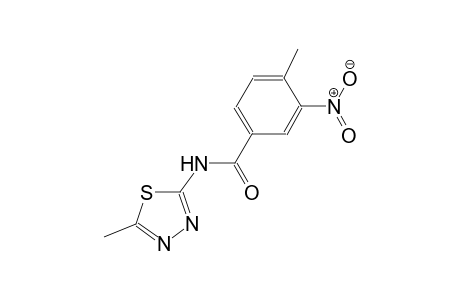 4-methyl-N-(5-methyl-1,3,4-thiadiazol-2-yl)-3-nitrobenzamide