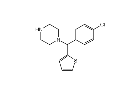 1-[p-CHLORO-alpha-(2-THIENYL)BENZYL]PIPERAZINE