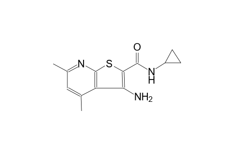 3-amino-N-cyclopropyl-4,6-dimethylthieno[2,3-b]pyridine-2-carboxamide