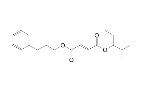 Fumaric acid, 3-phenylpropyl 2-methylpent-3-yl ester