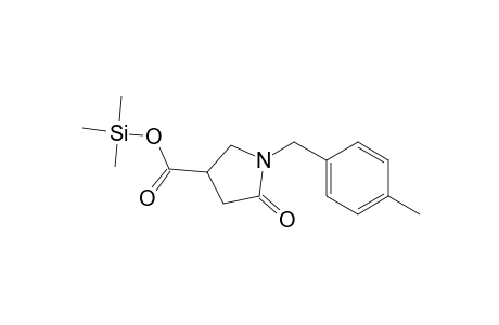 1-(4-Methylbenzyl)-5-oxo-3-pyrrolidinecarboxylic acid, trimethylsilyl ester